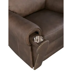 Duncan Power Recliner w/Power Headrest & Lumbar Detail