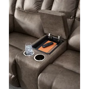 Lowilla Reclining Loveseat with Console