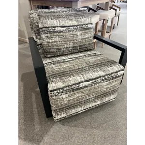 Creighton Exposed Wood Swivel Chair