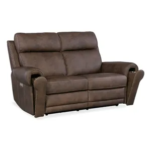 Duncan Power Loveseat w/Power Headrest & Lumbar Silo