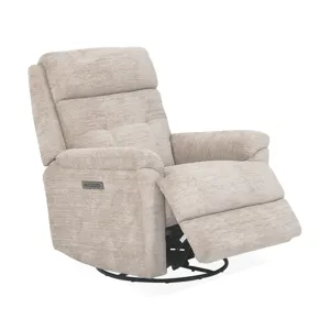 Perfect Match Power Swivel Gliding Recliner with Power Headrest & Lumbar