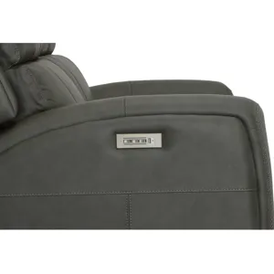 Linden Power Reclining Loveseat with Power Headrests & Lumbar
