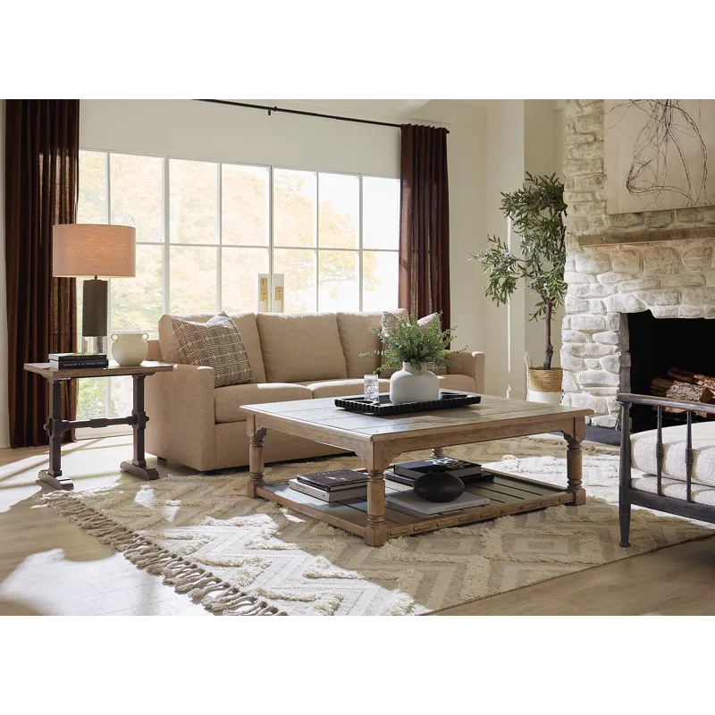 Americana Trestle End Table