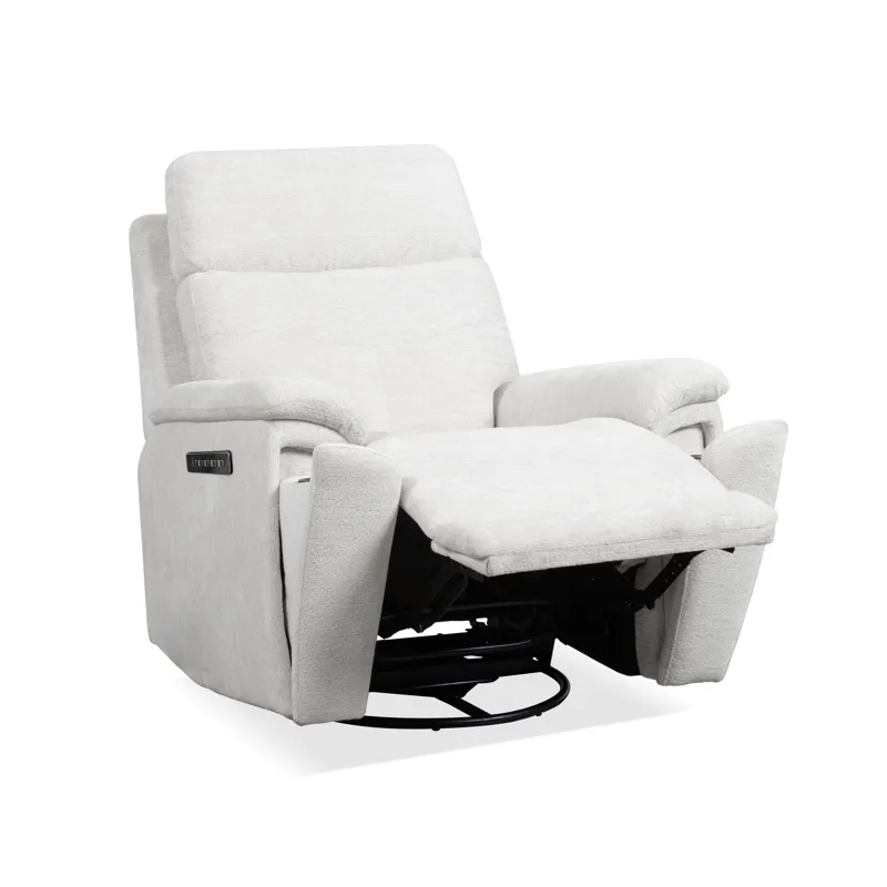 Perfect Match Power Swivel Gliding Recliner with Power Headrest & Lumbar
