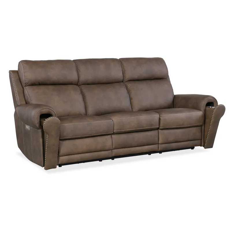 Duncan Power Sofa w/Power Headrest & Lumbar Silo