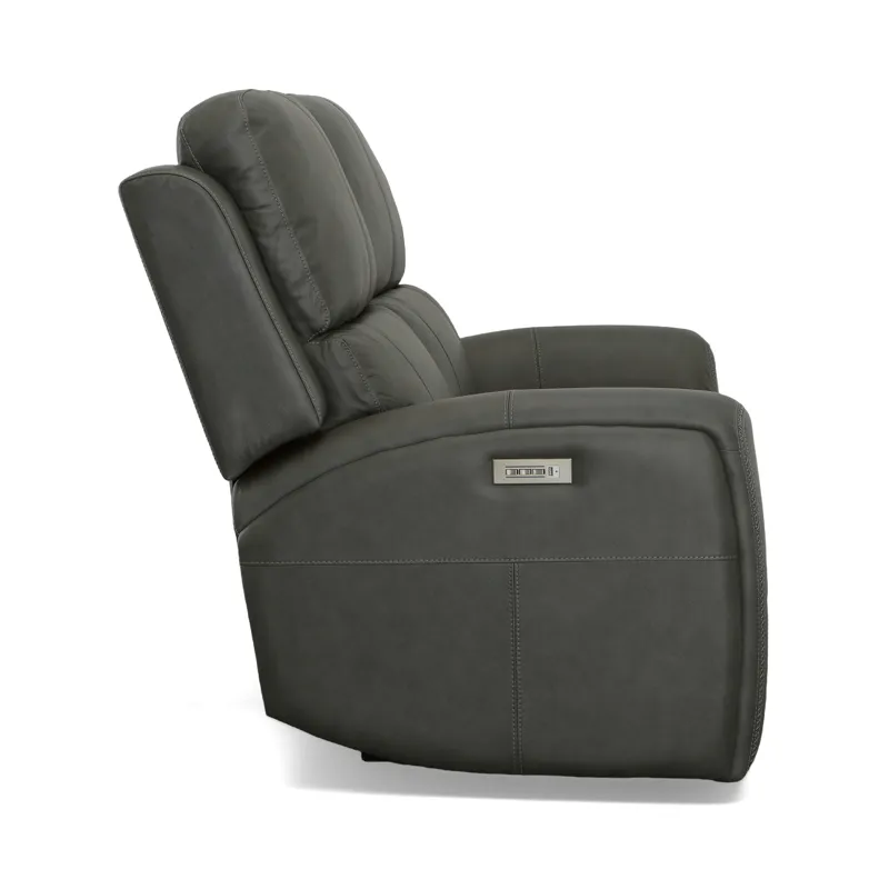 Linden Power Reclining Loveseat with Power Headrests & Lumbar