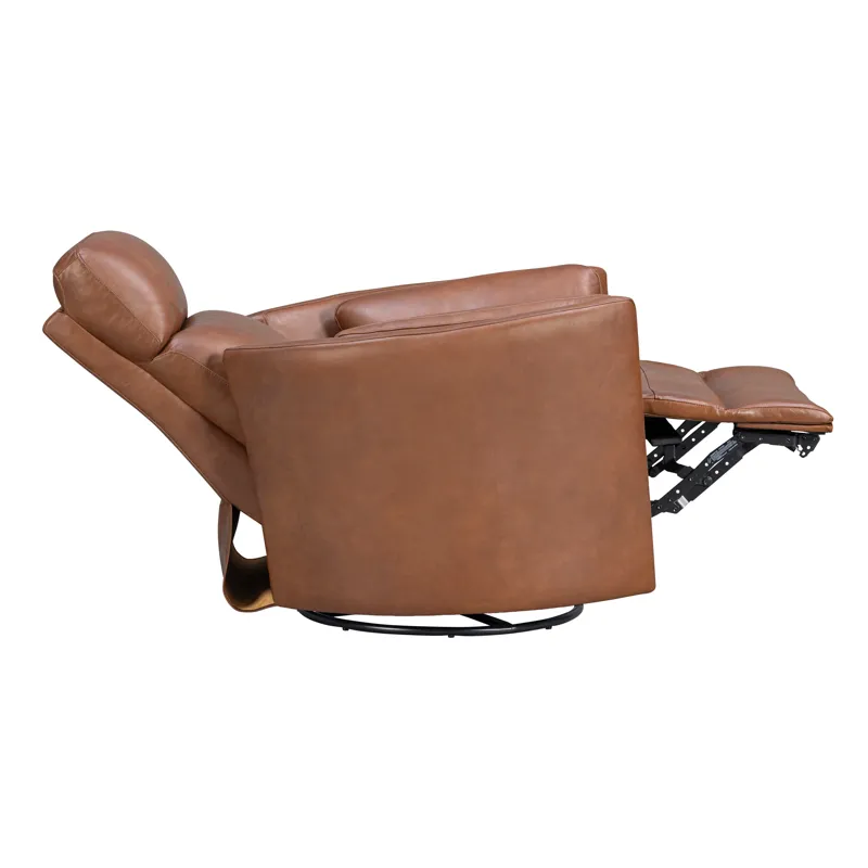 Radius Vintage Whiskey Power Swivel Glider Recliner