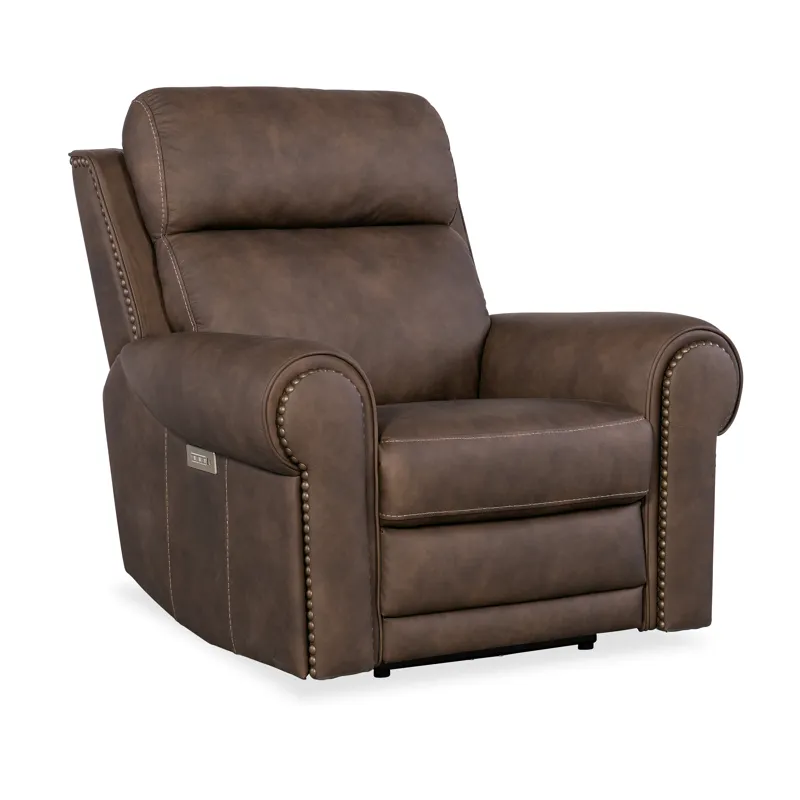 Duncan Power Recliner w/Power Headrest & Lumbar Silo