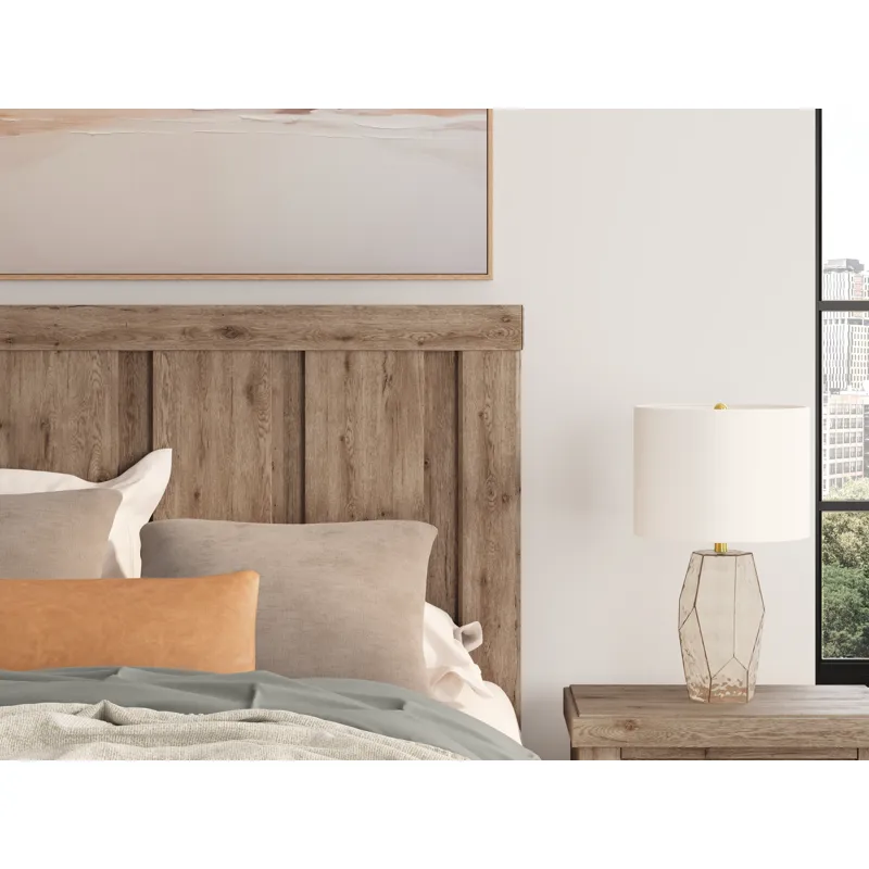 Oliandon Panel Storage Bed