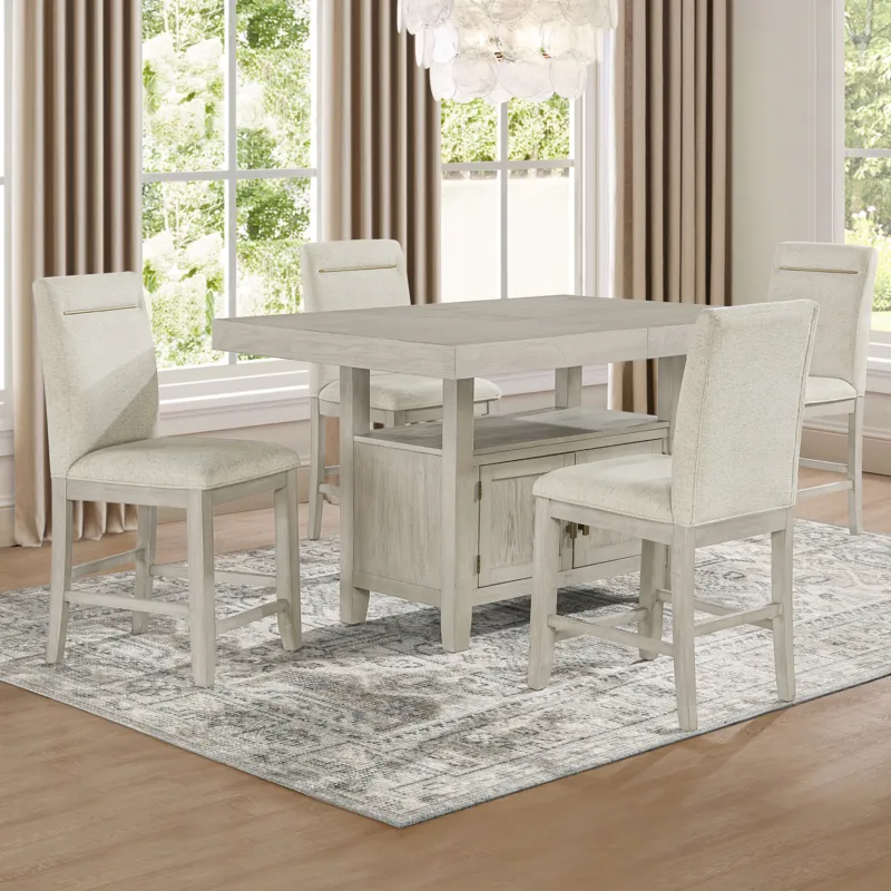 Garland Sand 5-Piece Counter Height Dining Set