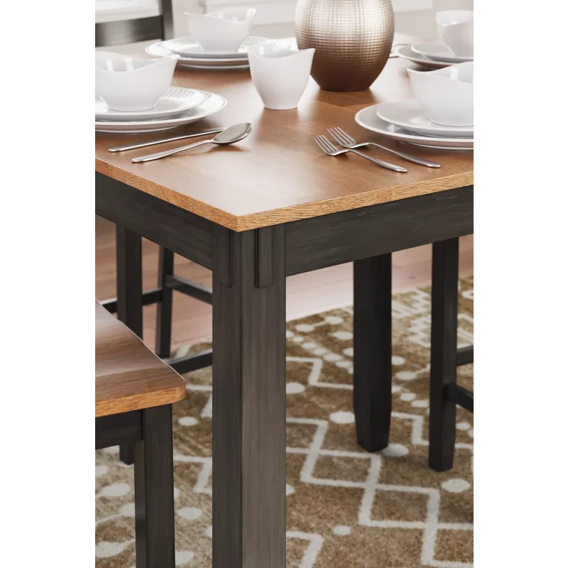 Gesthaven Counter Height Dining Table and 4 Barstools (Set of 5)