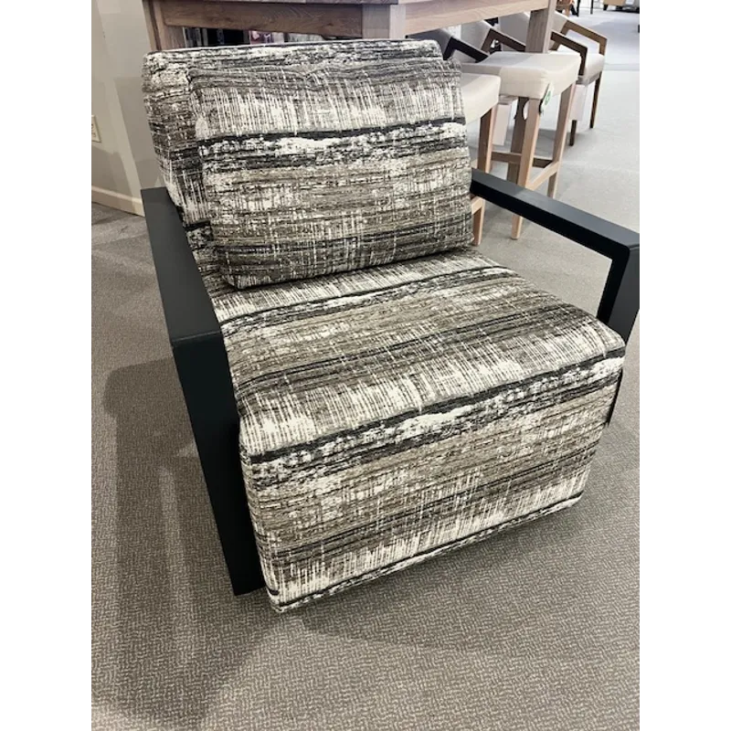 Creighton Exposed Wood Swivel Chair