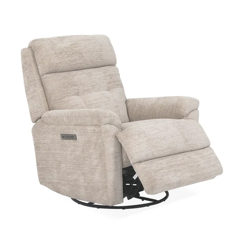 Perfect Match Power Swivel Gliding Recliner with Power Headrest & Lumbar