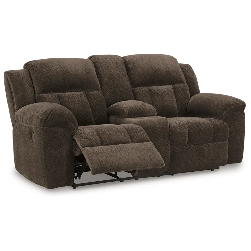 Frohn Reclining Loveseat with Console