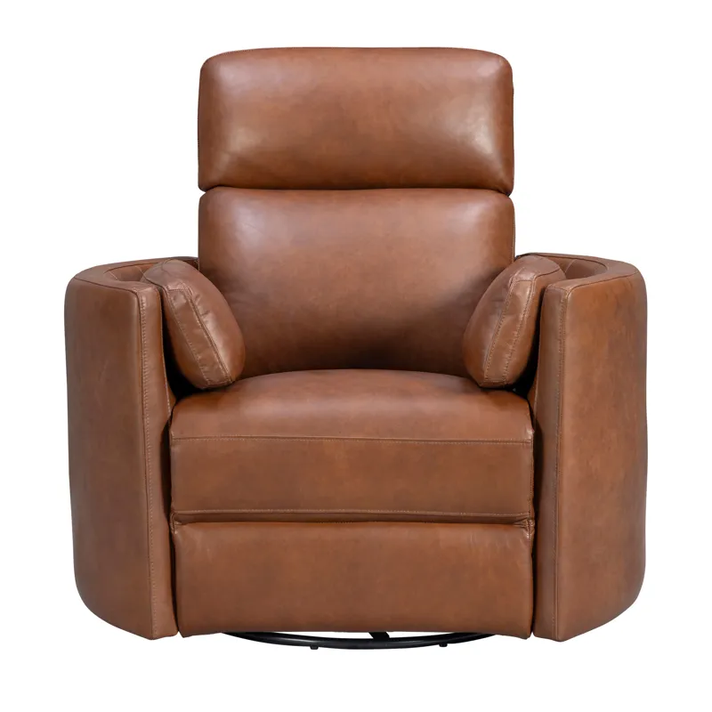 Radius Vintage Whiskey Power Swivel Glider Recliner