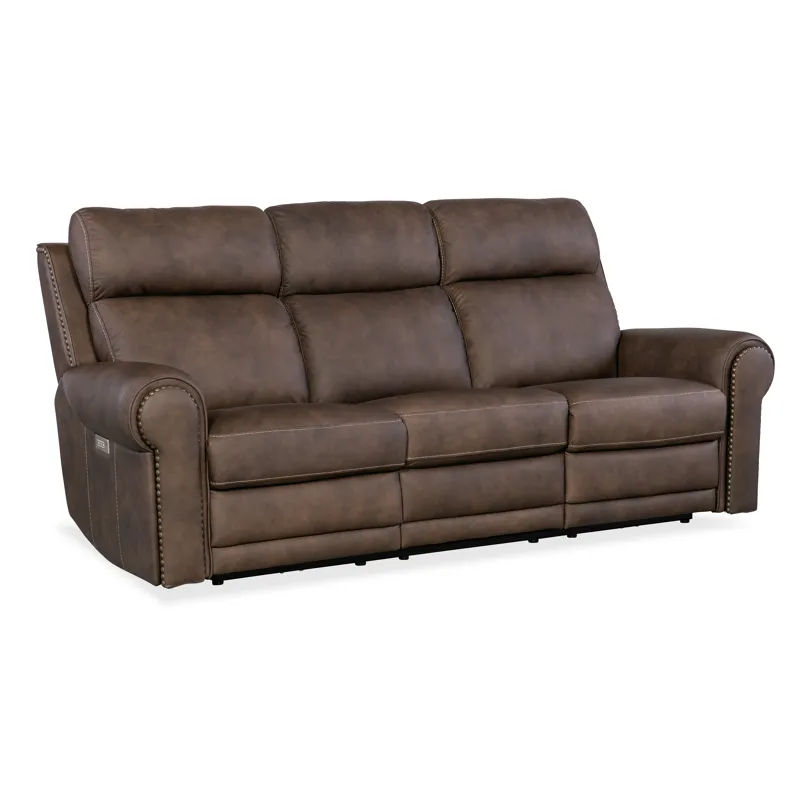 Duncan Power Sofa w/Power Headrest & Lumbar Silo