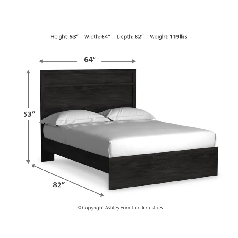 Belachime Queen Panel Bed