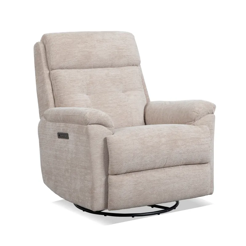 Perfect Match Power Swivel Gliding Recliner with Power Headrest & Lumbar