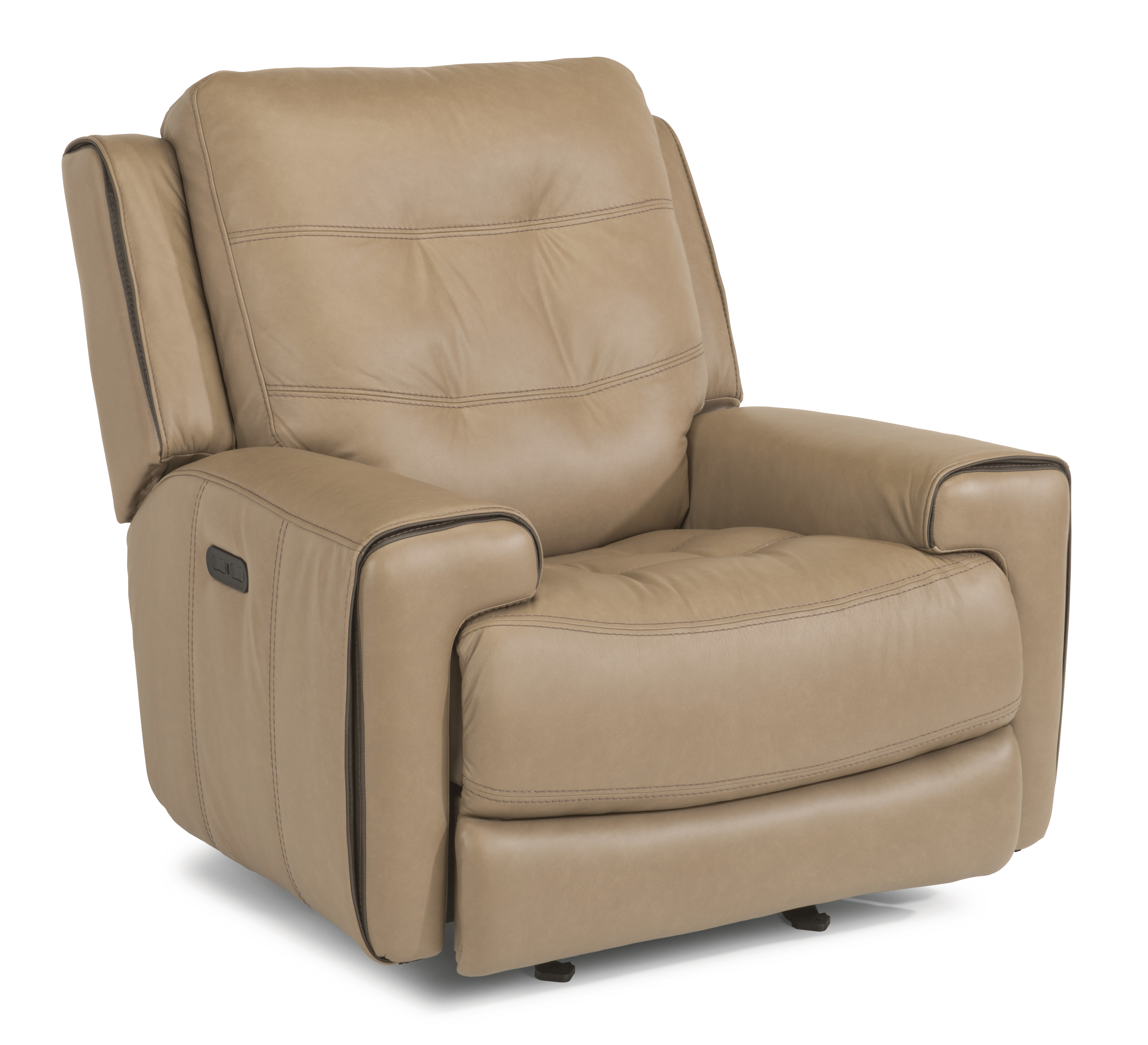 Wicklow Leather Power Gliding Recliner W/ Power Headrest 168154PH by