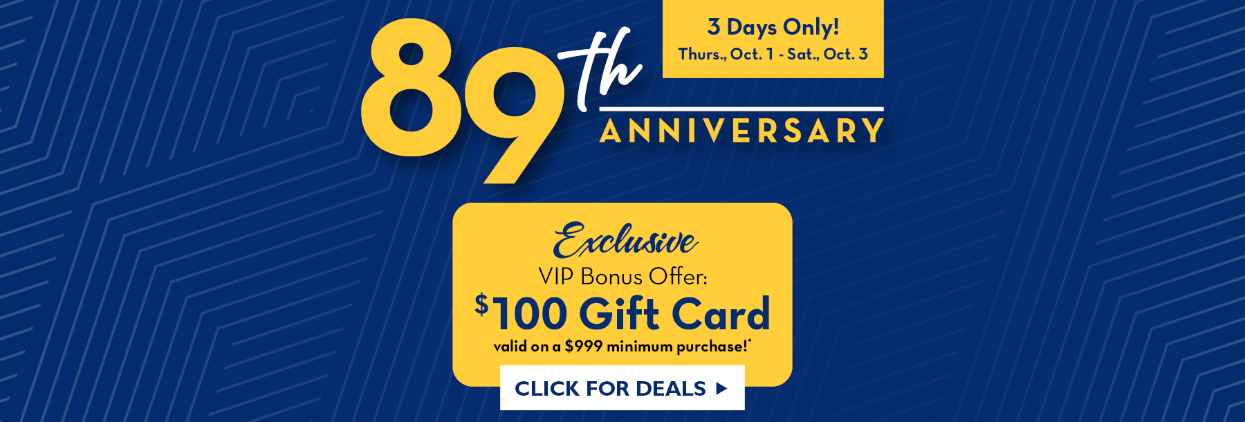 Private Anniversary Sale