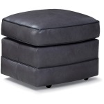 Leather Ottoman