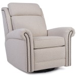 Motorized Swivel Glider Reclining Chair w/Headrest