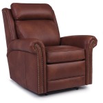 Leather Motorized Reclining Chair w/ Headrest