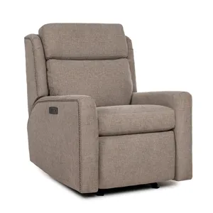 Motorized Swivel Glider Reclining Chair with Headrest