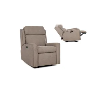 Motorized Swivel Glider Reclining Chair with Headrest