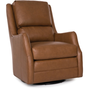 Leather Swivel Glider Chair