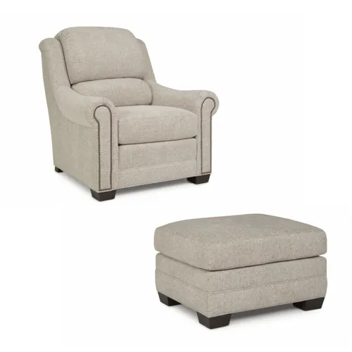 Chair with Ottoman