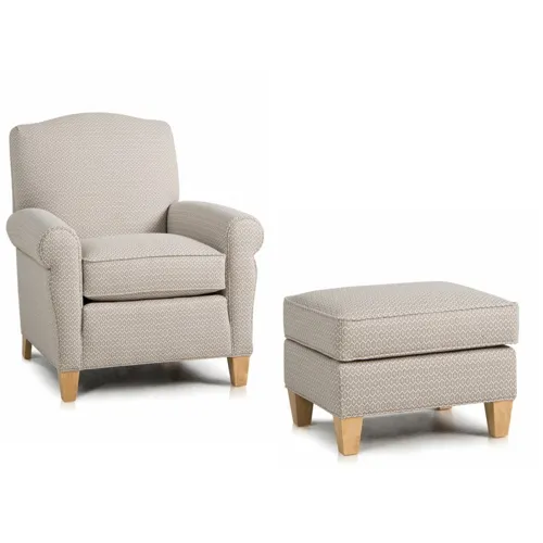 Stationary Chair & Ottoman