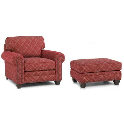 Stationary Chair & Ottoman