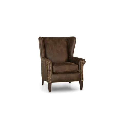Leather Stationary Chair