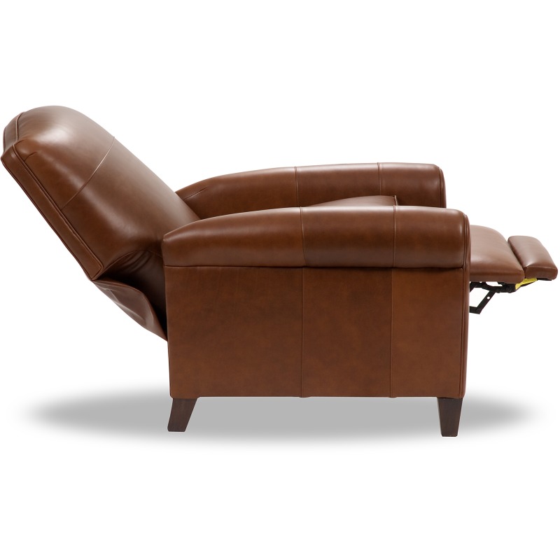 Leather Pressback Reclining Chair 71333L by Smith Brothers at Missouri