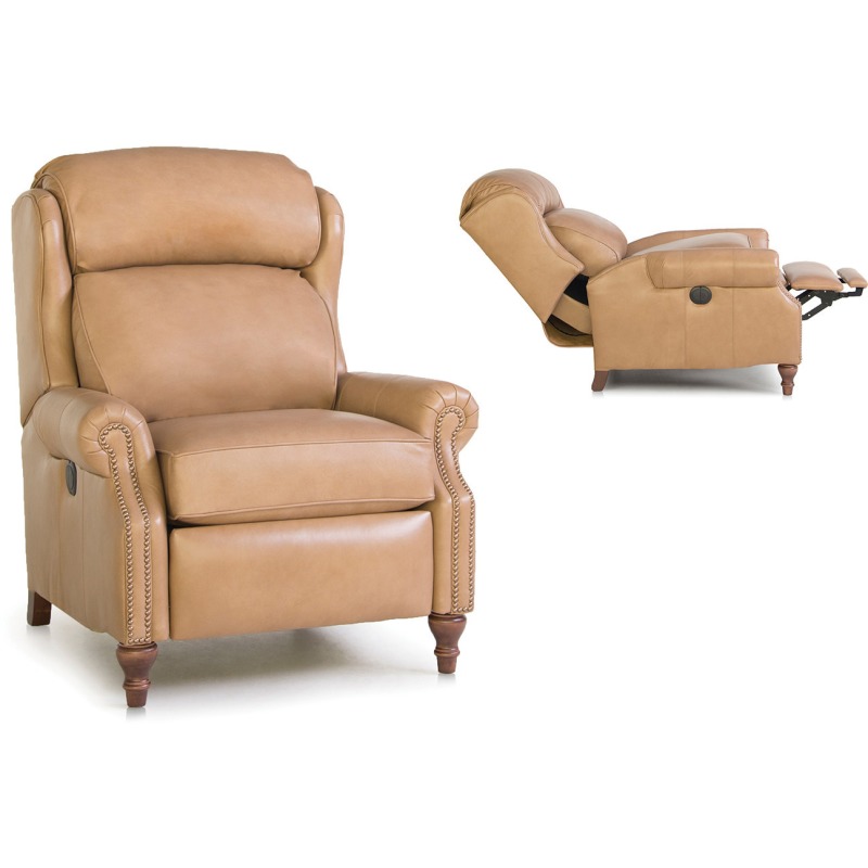 Leather Motorized Reclining Chair 73238L by Smith Brothers at Missouri