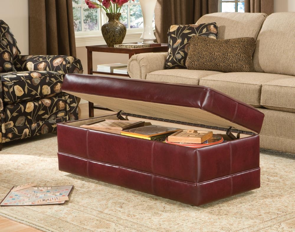 Storage Ottoman w/ Turned Leg 90160 by Smith Brothers at Missouri