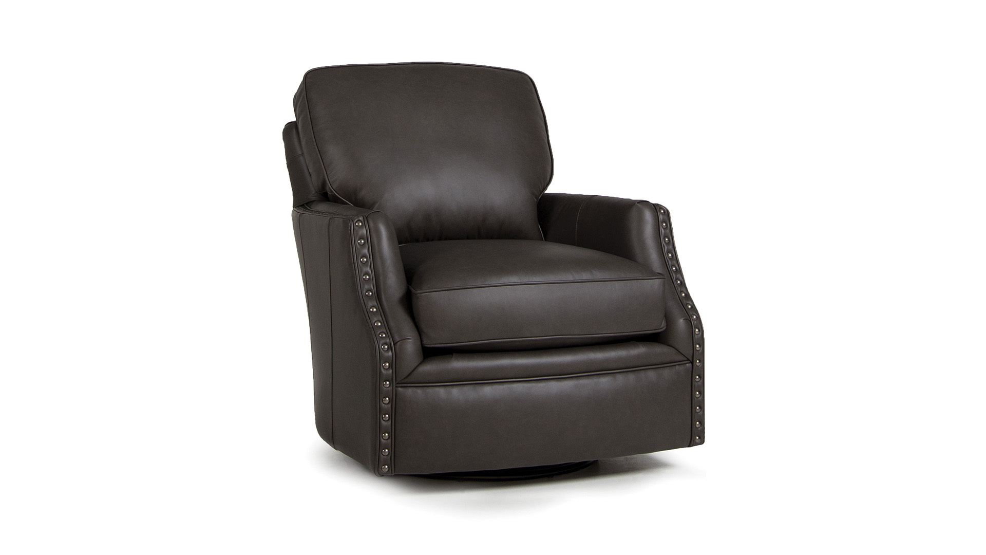 Leather Swivel Glider Chair 52658L by Smith Brothers at Missouri Furniture
