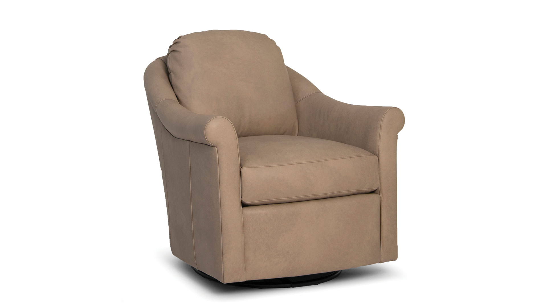 Leather Swivel Glider Chair 53458L by Smith Brothers at Missouri Furniture