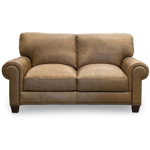 Leather Loveseat