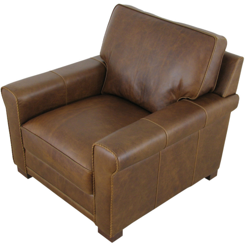 Waco Tobacco Leather Chair