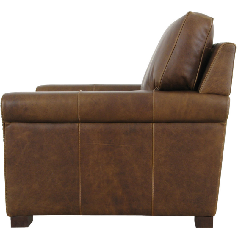 Waco Tobacco Leather Chair - Thumbnail 5