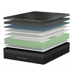 Helix Premier Medium Hybrid Mattress