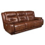 Cresent Double Reclining Sofa with Power Headrest