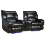 Wall Hugger Recliner with LED CupHolders & Floor Lighting