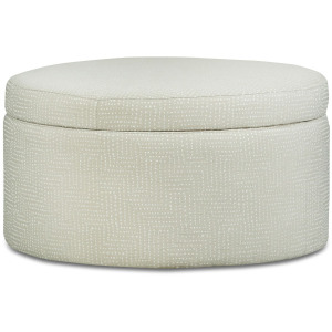 Round Storage Ottoman