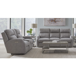 Kendall Triple Power Console Loveseat & Sofa Set