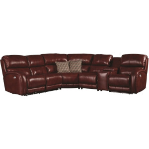 Fandango 6 PC Sectional w/ Power Headrest