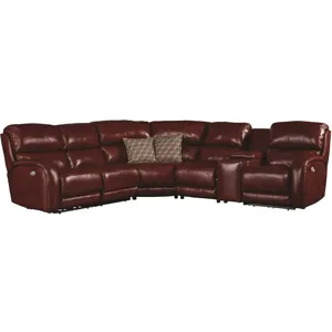 Fandango 6 PC Sectional w/ Power Headrest