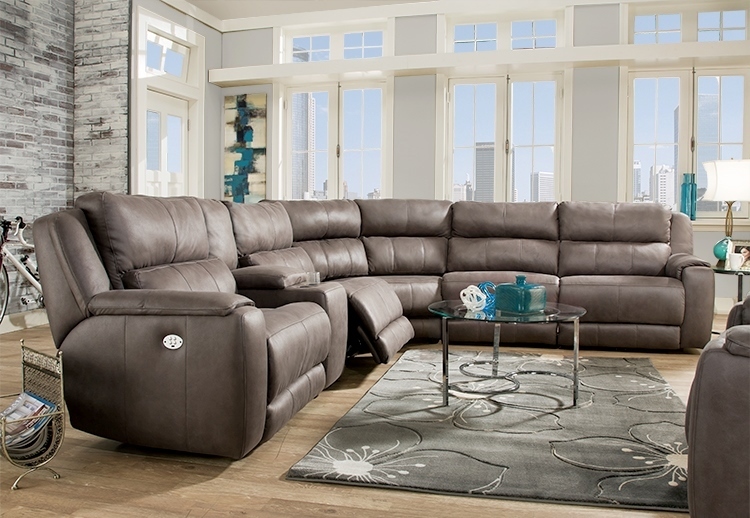 Dazzle 6 PC Power Reclining Sectional 88307P+08P+46+84+80+92P by